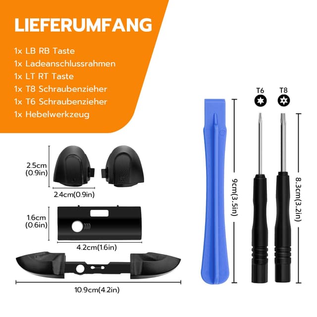 Thumbnail 6 de Mcbazel Xbox LB RB LT RT Bumper-Buttons