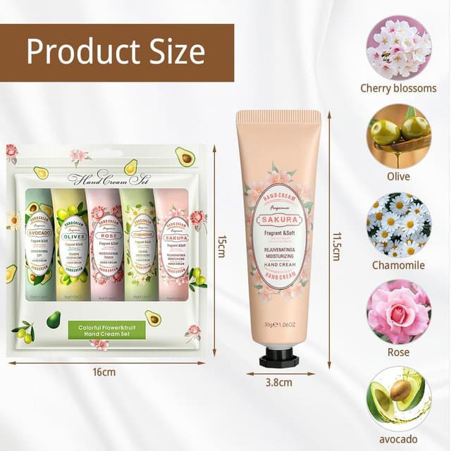 Detalle 2 de LOPHE Mini Crèmes pour les Mains (5 pcs) : crèmes hydratantes et réparatrices pour mains sèches