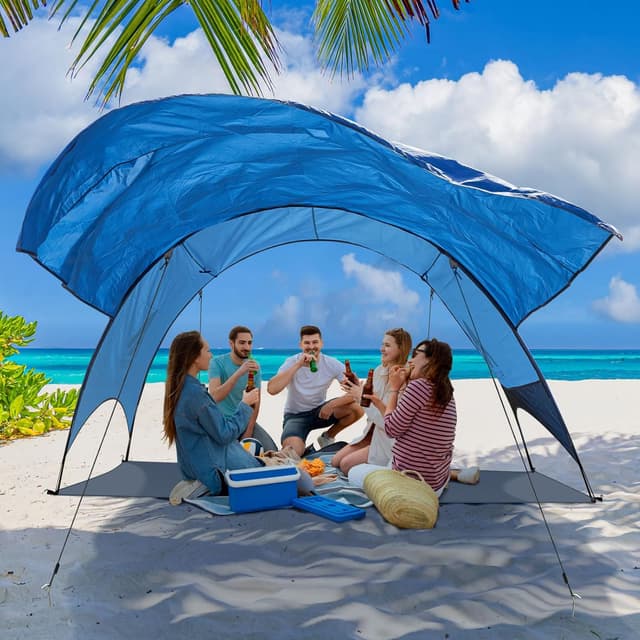 Thumbnail 4 de Beach Tent Compact Fold 106x65x61" 🌊
