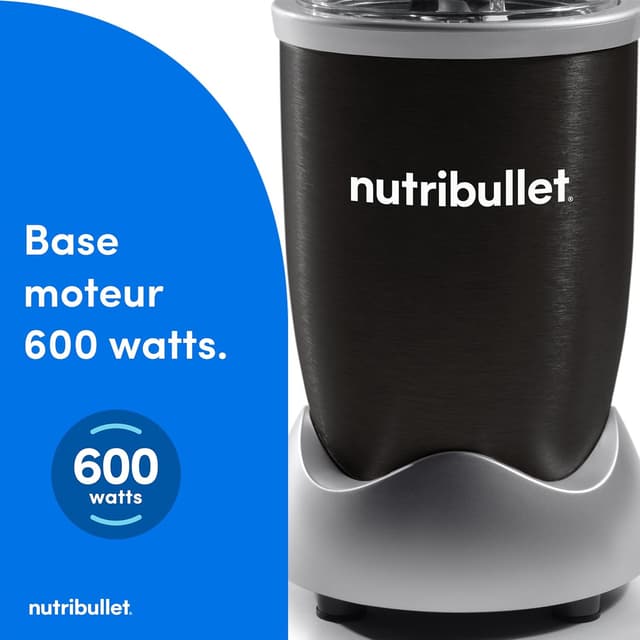 Detalle de Nutribullet Original 600W — mixeur électrique pour smoothies noir