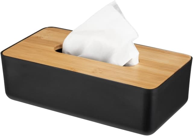 Thumbnail 8 de WENKO Rotello Caja para toallitas con tapa de bambú