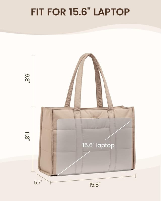 Detalle 2 de LOVEVOOK Borsa laptop puffer 40x28x13,4