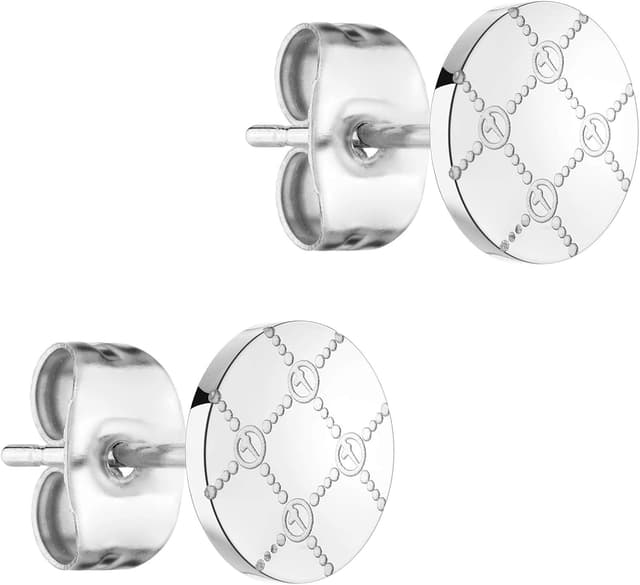 Detalle 1 de Tamaris Ohrstecker für Damen aus Edelstahl, wasserfest – zeitloses Damen-Ohrschmuck-Design