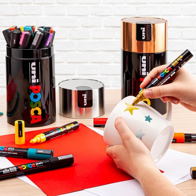 Thumbnail 3 de Posca Uni Gift Box Bronzo 18pz