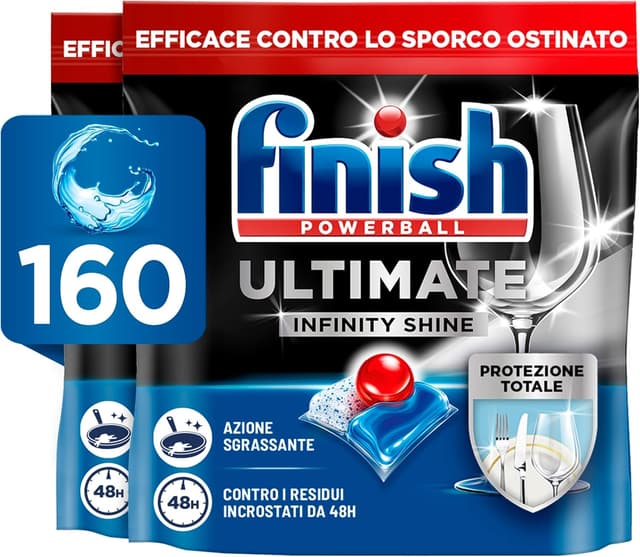 Imagen de Finish Ultimate Infinity Shine 160 capsule en OfertitasTOP