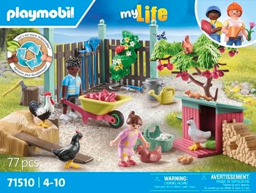 Thumbnail 3 de PLAYMOBIL myLife 71510 Corral de pollos para niños