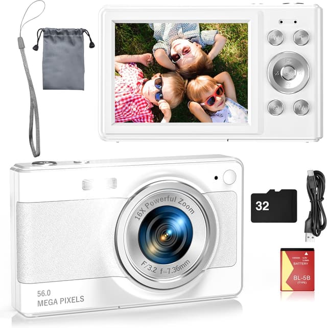 Thumbnail 6 de Digital Camera for Kids 56MP 16X Zoom