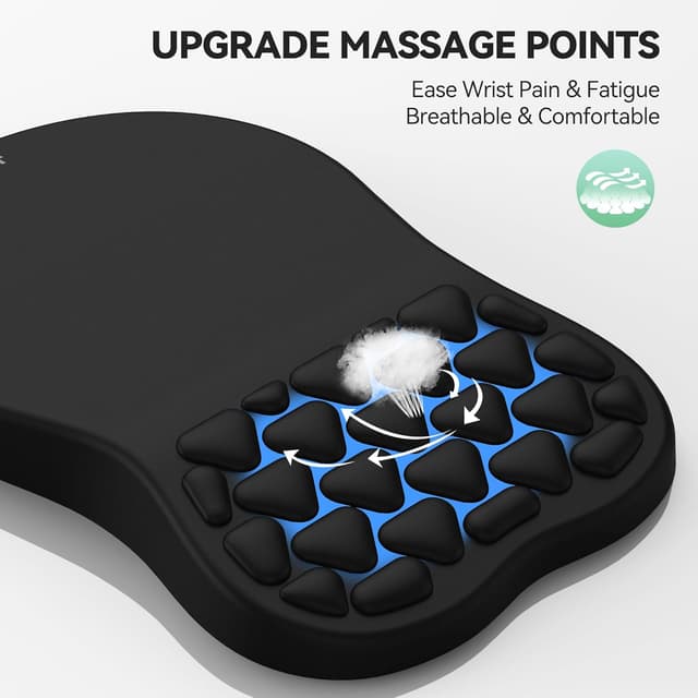 Detalle 2 de TECKNET Mouse Mat Wrist Support 300x200mm