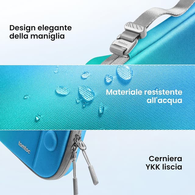 Thumbnail 6 de t omtoc Custodia per Nintendo Switch 2 (2025) con 12 cartucce: borsa slim da viaggio e protezione antiurto