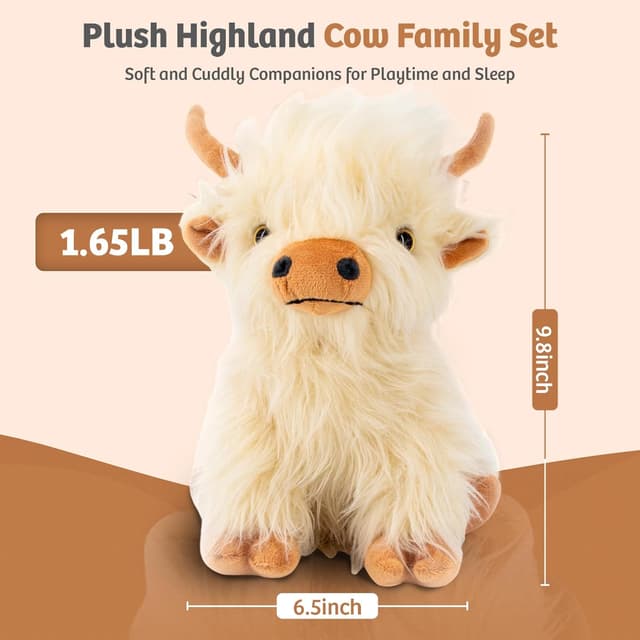 Thumbnail 2 de Marysun Microwavable Highland Cow Plush