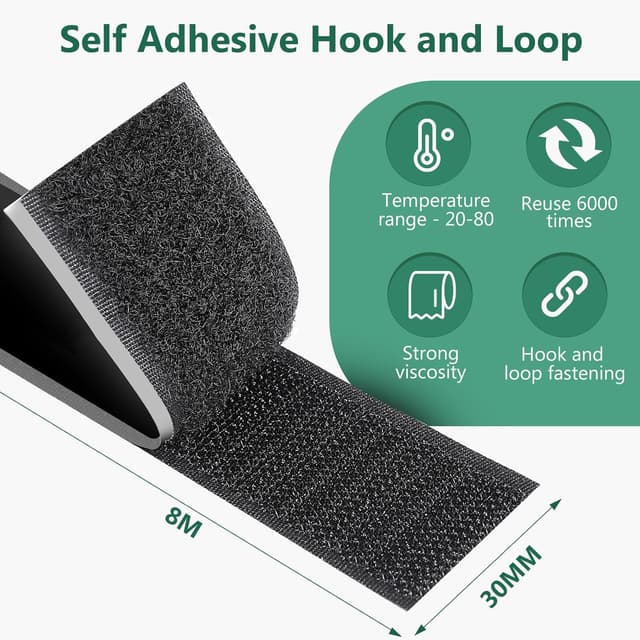 Thumbnail 1 de AiQInu Belcro Adhesivo Fuerte 8 m