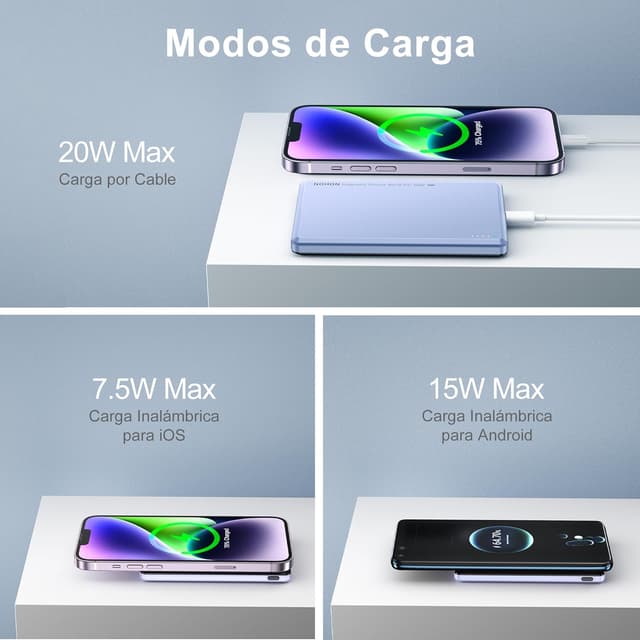 Thumbnail 4 de NOHON Power-Bank Magnética 5000mAh 20W