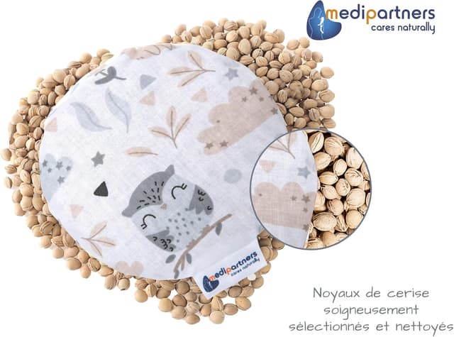 Detalle 2 de Medi Partners Bouillotte noyau de cerise 15 cm