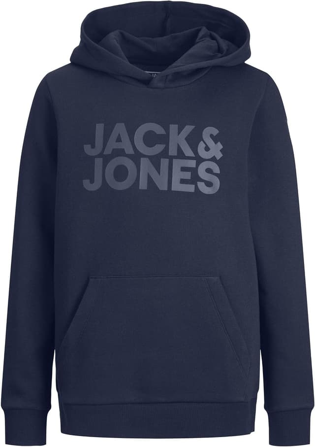 Detalle de JACK & JONES Junior Hoodie Logo Hoodie Junior in felpa con cappuccio
