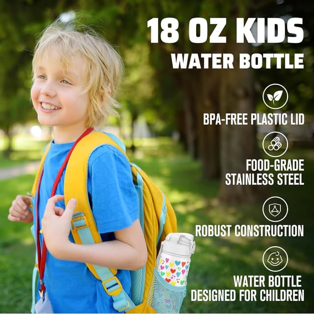 Thumbnail 5 de Kinder-Trinkflasche GOPPUS 550 ml Edelstahl