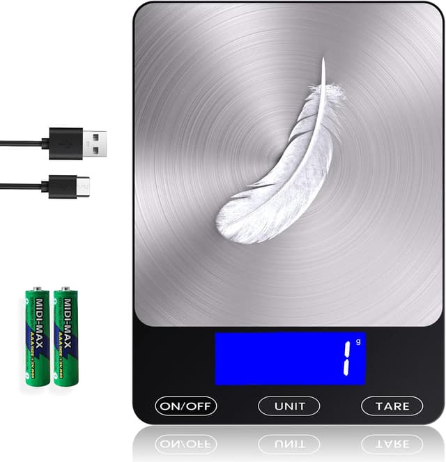 Detalle de GGQ Food Scale 33lb digital kitchen ⚖