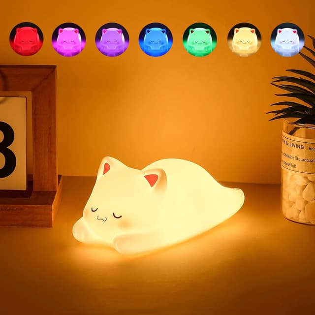 Imagen de Tremdwoto Cat Night Light 1 Hour Timer en OfertitasTOP