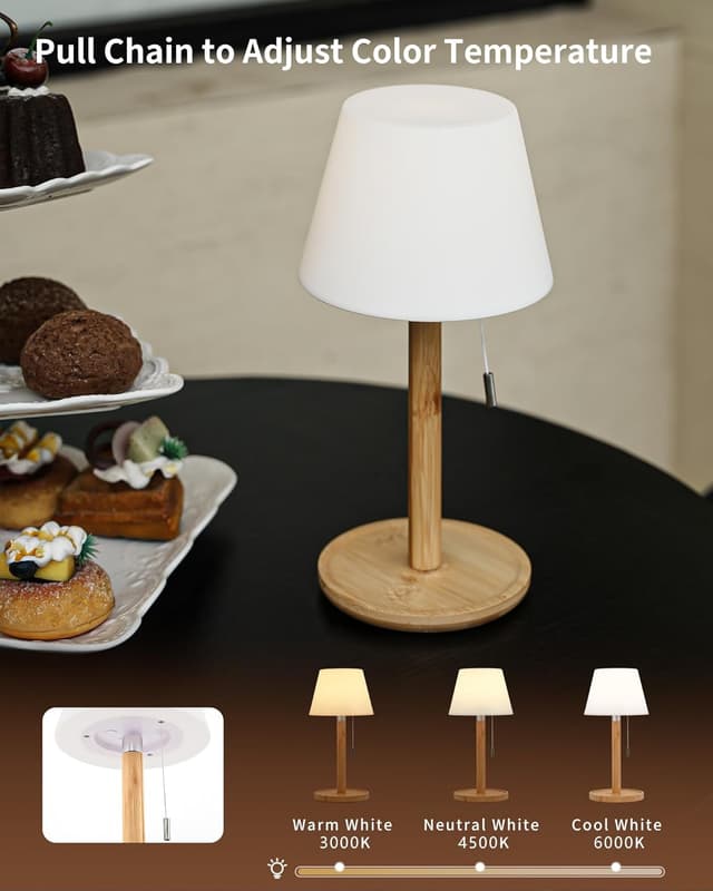 Detalle 2 de LuminexDesigns Lampada da Tavolo LED 5200 mAh