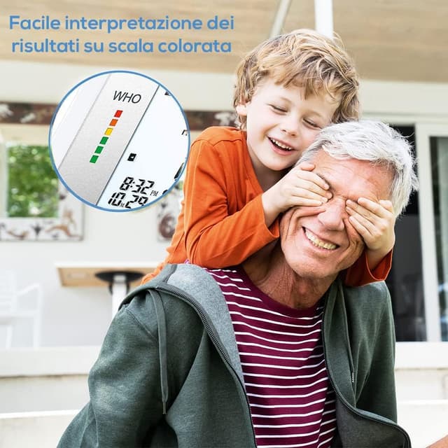 Detalle de Sanitas SBM 21 misuratore di pressione da braccio 30 memorie 🩺