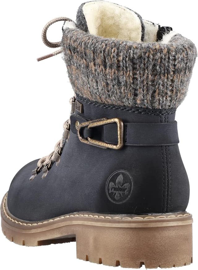 Detalle de Rieker Y9131 botte tendance femme : confort antistress et chaleur au quotidien