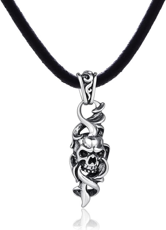 Thumbnail 4 de DonDon Collana Uomo in Cuoio 50 cm