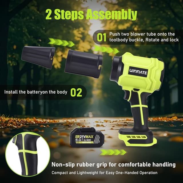 Thumbnail 1 de Uinnate Leaf Blower 21V 4000mAh Lightweight