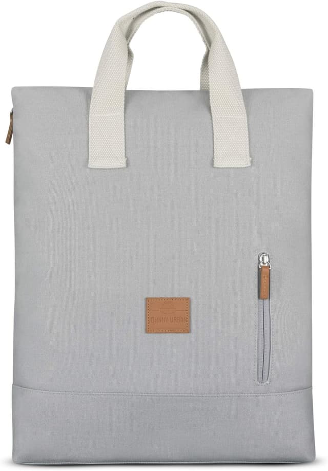 Detalle de Johnny Urban Sam zaino grigio da donna e uomo con tasca PC fino a 16 pollici, 12 litri