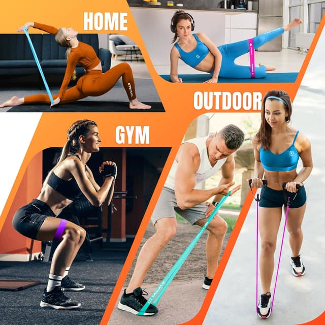 Thumbnail 4 de TAVIALO Bandas de Resistencia 5 en 1 para Entrenamiento 💪