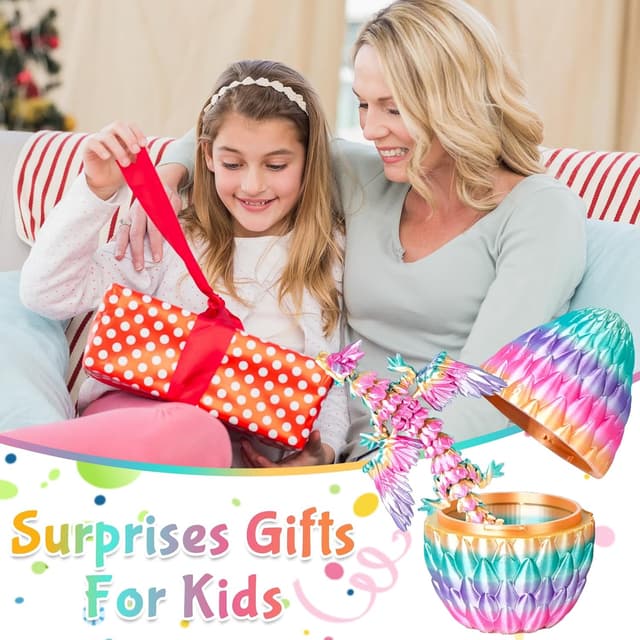 Thumbnail 6 de Winged Dragon Inside Surprise Egg Rainbow Medium