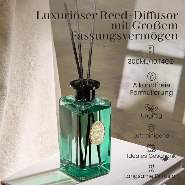 Detalle 2 de M&SENSE Raumduft Stäbchen 300 ml Leinen Breeze