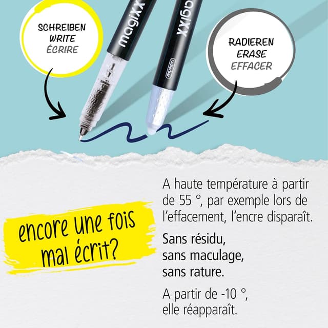 Thumbnail 4 de ONLINE 12x recharge roller effaçable bleu