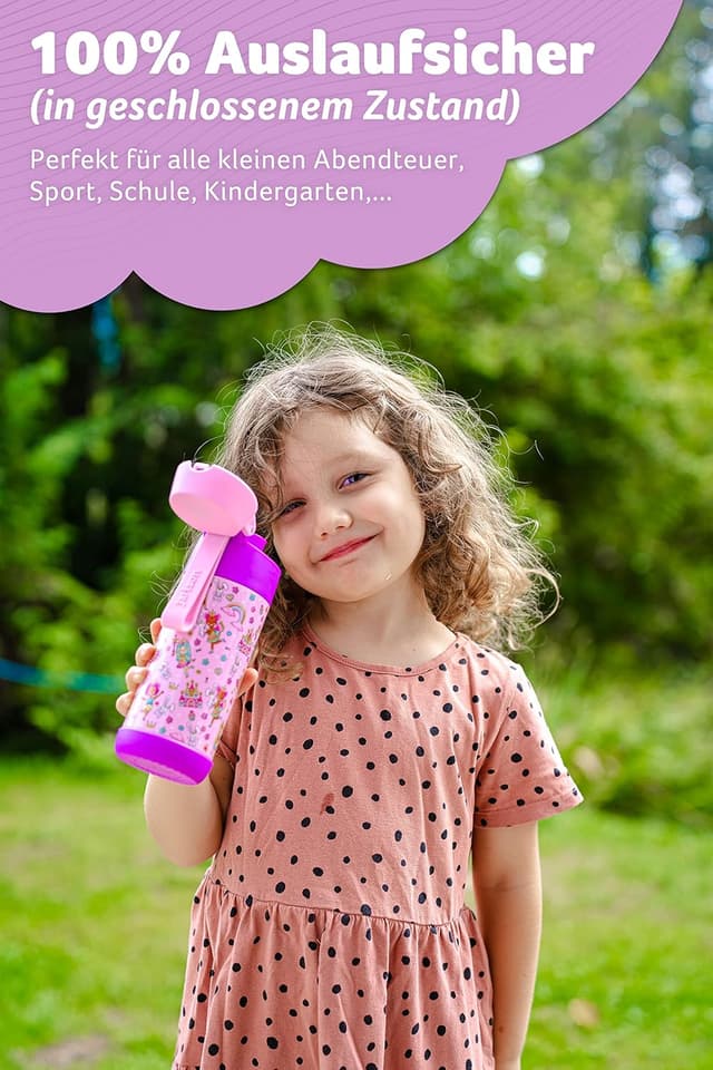 Thumbnail 4 de JARLSON Trinkflasche MALI Kinder Edelstahl 350 ml