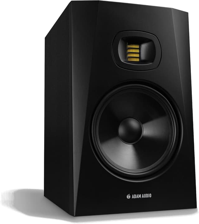 Detalle de ADAM Audio T5V Studiomonitor (Schwarz) – Referenzsound für Recording, Mischung und Mastering