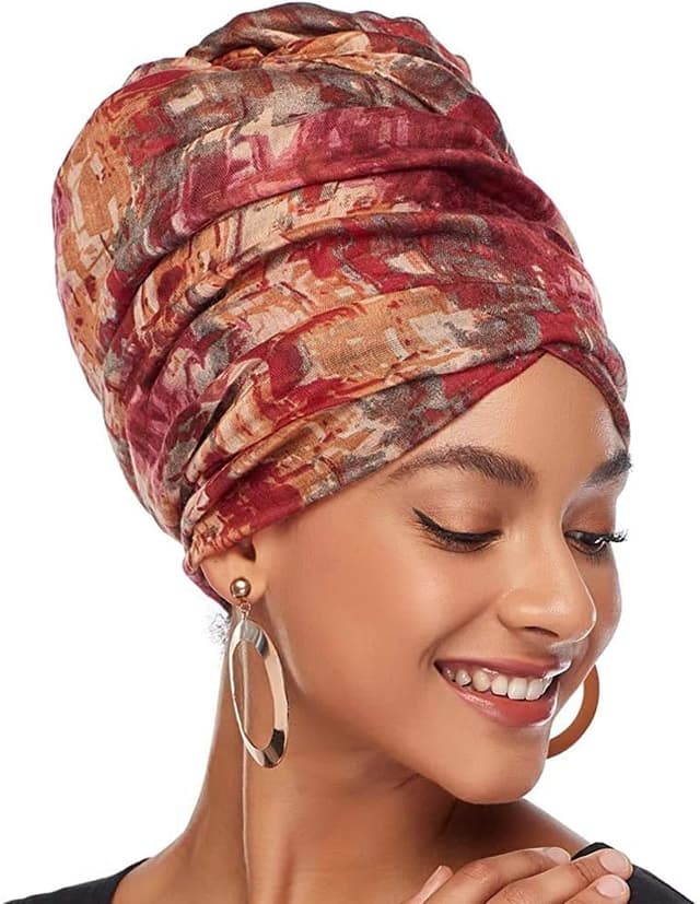 Imagen de DRESHOW Enveloppement Cheveux Turban Extensible en OfertitasTOP