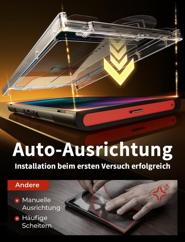 Detalle 2 de LISEN Panzerglas für Nintendo Switch 2 – 2 Stück