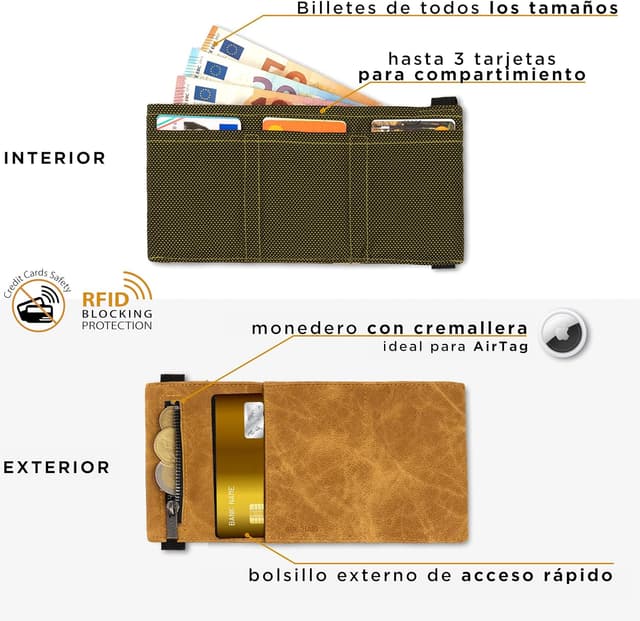 Detalle 2 de GUGGIARI Cartera hombre cuero con RFID 4 ranuras