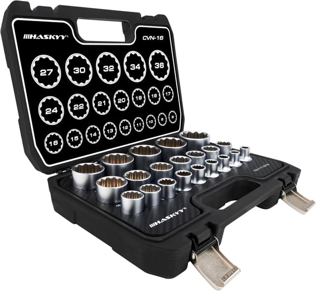 Thumbnail 5 de HASKYY 21PCS jeu de douilles 8‑36 mm