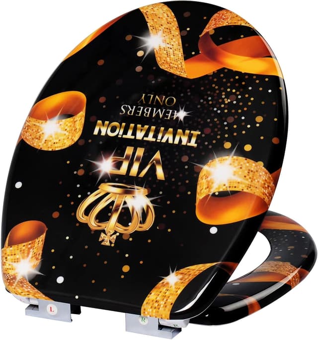 Thumbnail 6 de WOLTU WC-Sitz mit Absenkautomatik „Golden VIP“ (Duroplast, Soft-Close)