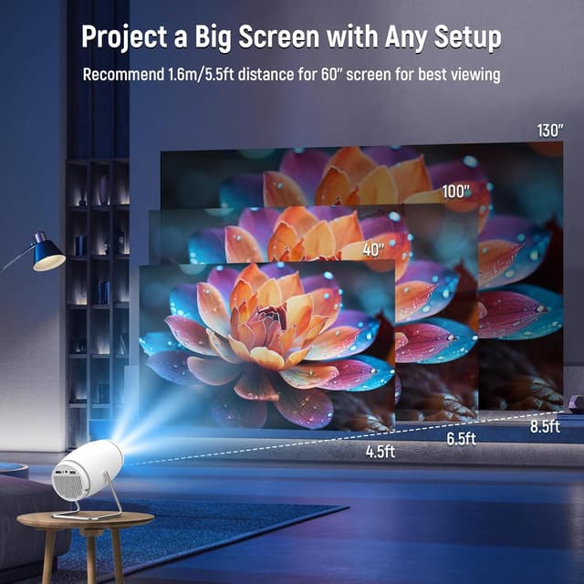 Thumbnail 4 de Mini Projector 4K Portable with WiFi 6 📽