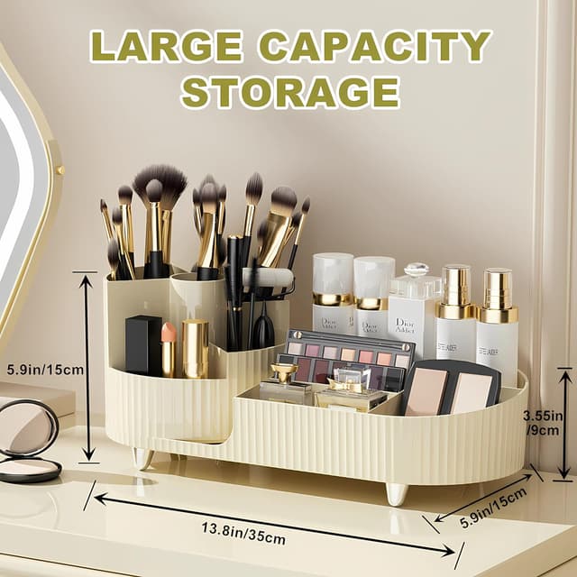 Thumbnail 2 de Make up Organizer 360° Drehbar Großer Bad Kosmetik Organizer