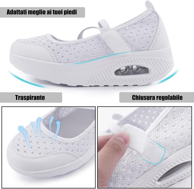 Thumbnail 3 de Git-up Sneakers infermiere in mesh