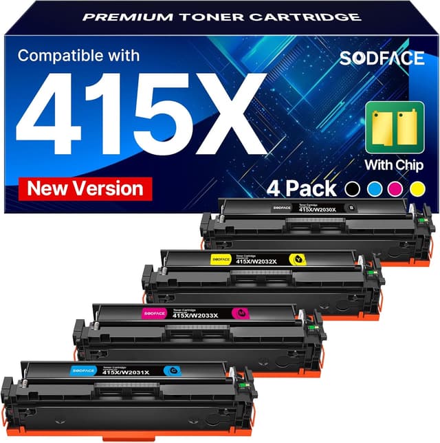 Detalle de SODFACE 415X Toner Multipack für HP 415A 415X