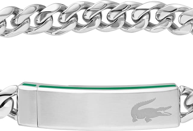 Detalle de Lacoste Pulsera cadena Plata Talla única 🧑🎨