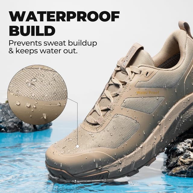 Detalle de NORTIV 8 Scarpe Trekking Impermeabili Uomo impermeabili e leggere con supporto plantare