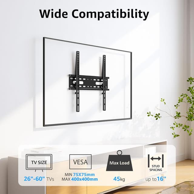 Thumbnail 1 de MOUNTUP EU0082-F TV Wandhalterung 23 mm