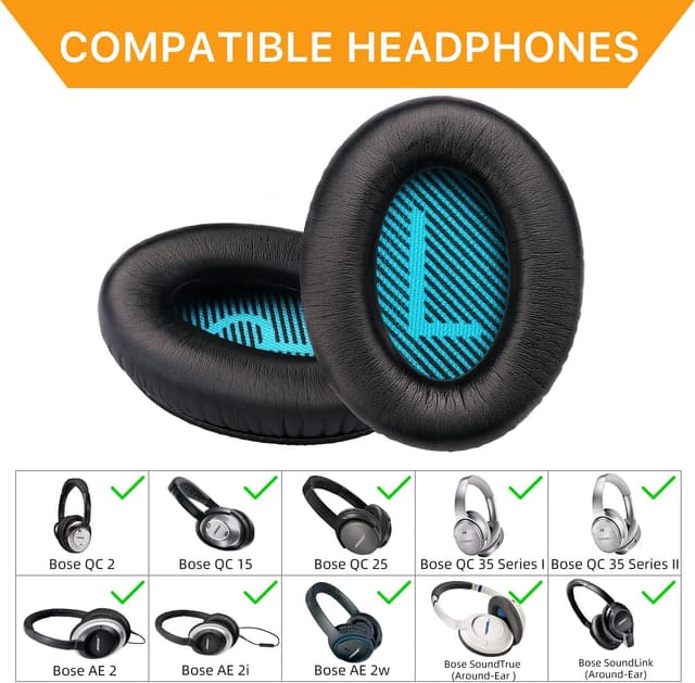 Thumbnail 4 de YOCOWOCO QC35 replacement ear pads for Bose