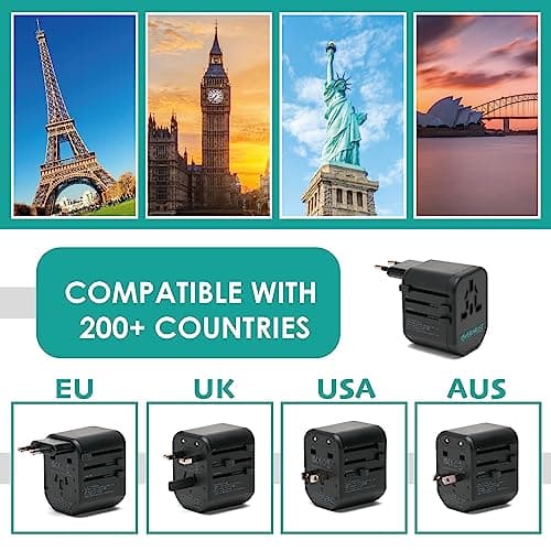 Thumbnail 4 de OVERMUST Adaptador de viaje universal 110-240W 🌍