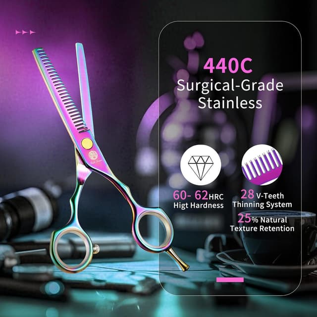 Thumbnail 2 de Tijeras peluquería 5,5 pulg multicolor