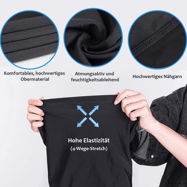 Thumbnail 6 de COTOP Sturmhaube Motorrad Sommer – dünne Multifunktions-UV-Balaclava unter dem Helm