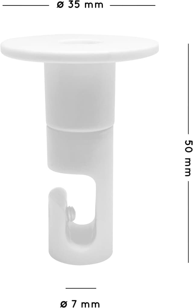 Detalle 2 de smartect Soporte de Techo para Cables Blanco